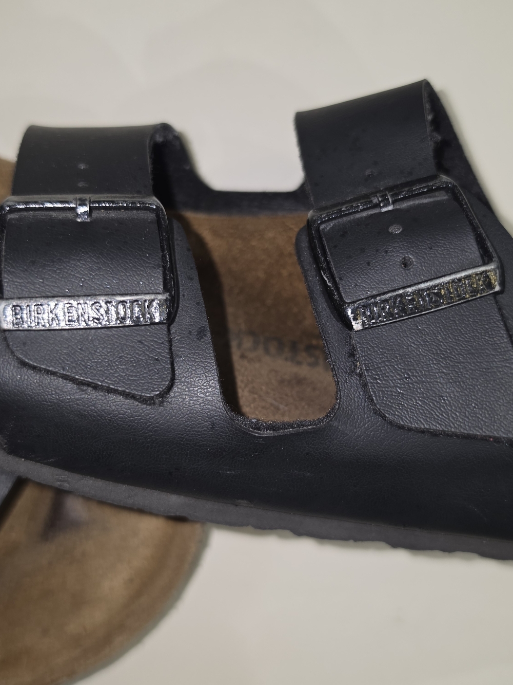 Birkenstock Black Two-Strap Sandals with Buckles Size 42 - Picture 8 of 10